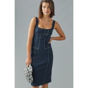 NEW Anthropologie Maeve Sew it Seams Midi Dress 4